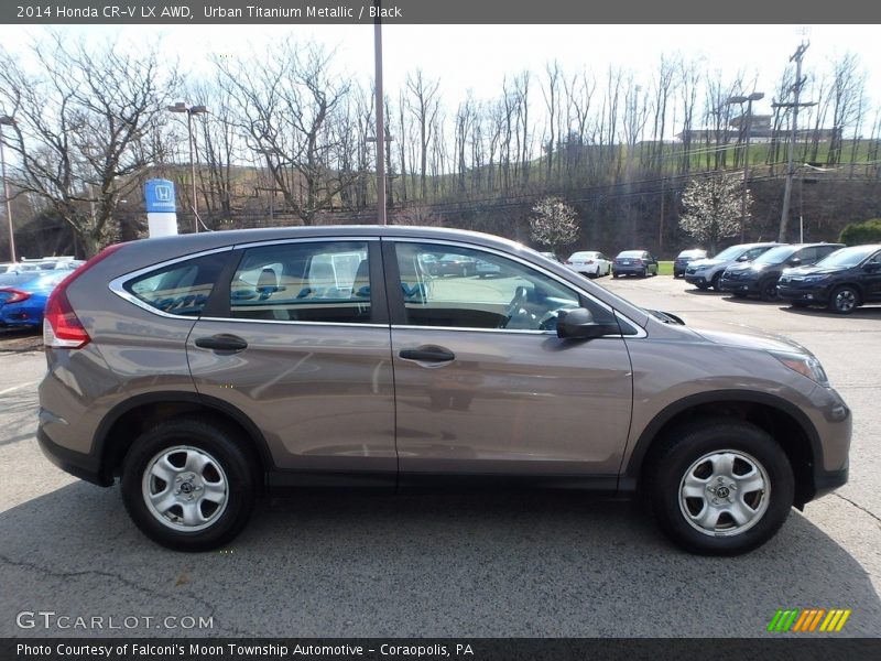 Urban Titanium Metallic / Black 2014 Honda CR-V LX AWD