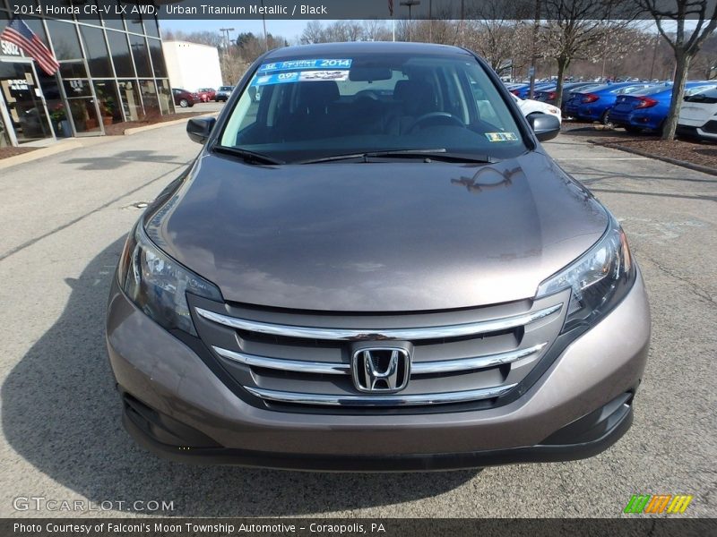 Urban Titanium Metallic / Black 2014 Honda CR-V LX AWD