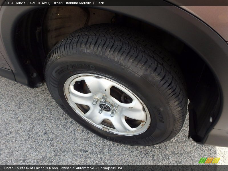 Urban Titanium Metallic / Black 2014 Honda CR-V LX AWD