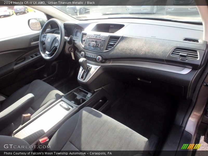 Urban Titanium Metallic / Black 2014 Honda CR-V LX AWD