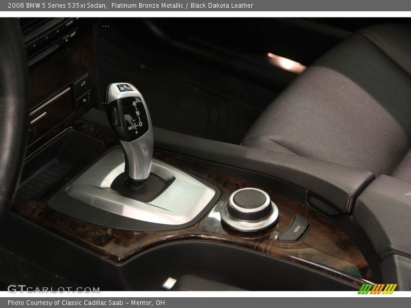 Platinum Bronze Metallic / Black Dakota Leather 2008 BMW 5 Series 535xi Sedan