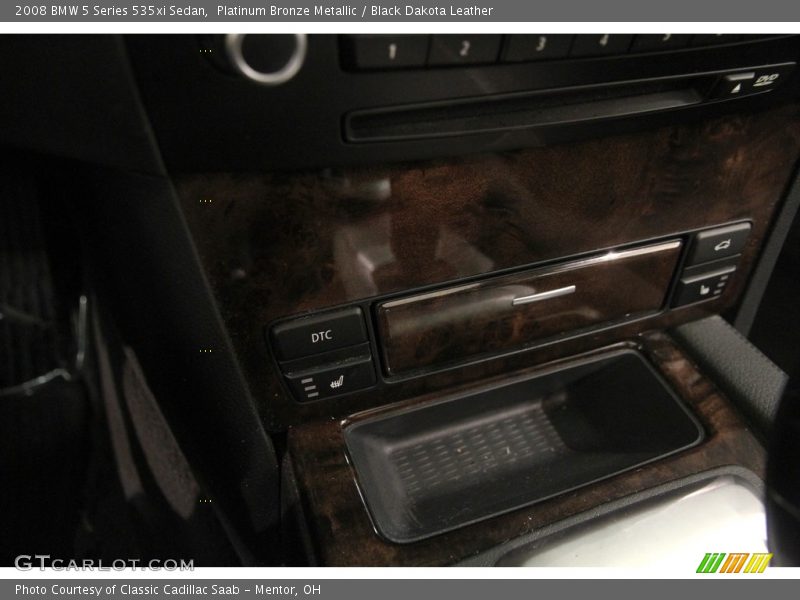 Platinum Bronze Metallic / Black Dakota Leather 2008 BMW 5 Series 535xi Sedan