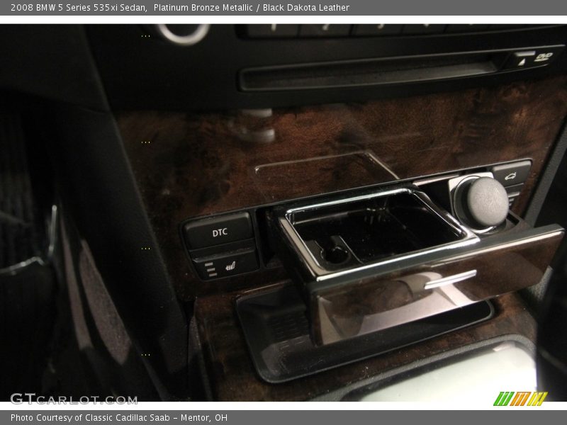 Platinum Bronze Metallic / Black Dakota Leather 2008 BMW 5 Series 535xi Sedan
