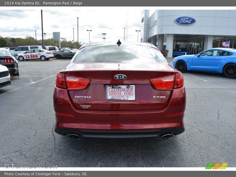 Remington Red / Beige 2014 Kia Optima EX