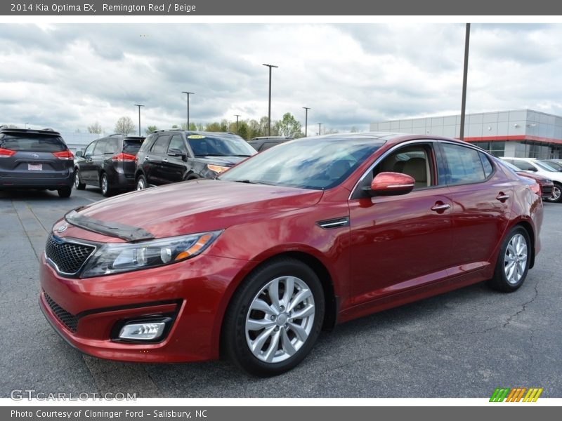 Remington Red / Beige 2014 Kia Optima EX