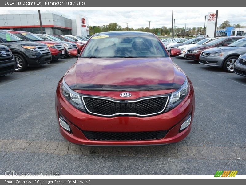 Remington Red / Beige 2014 Kia Optima EX