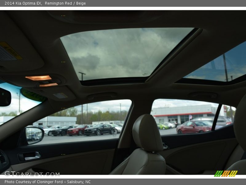 Remington Red / Beige 2014 Kia Optima EX