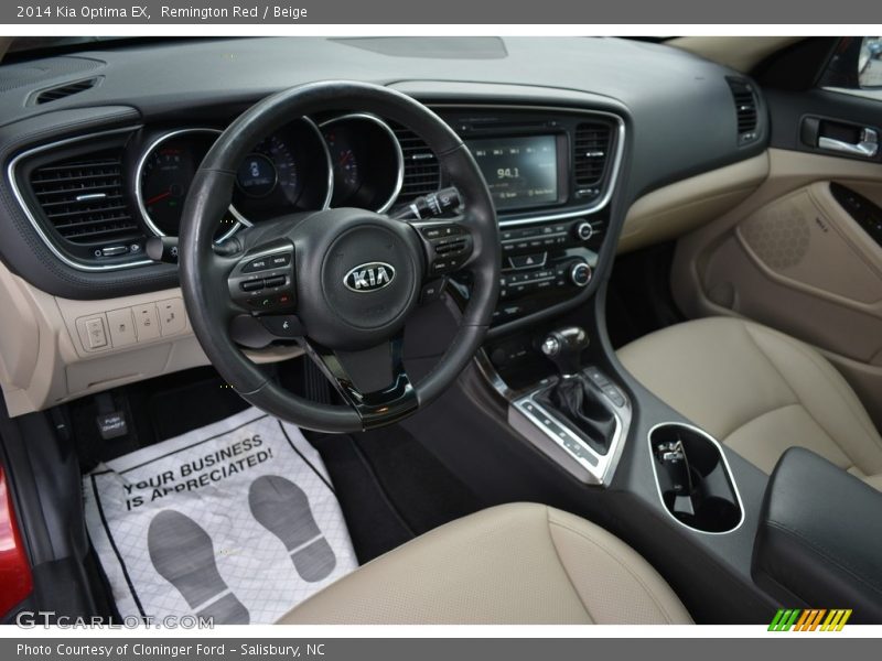 Remington Red / Beige 2014 Kia Optima EX