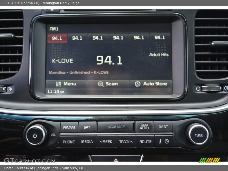 Remington Red / Beige 2014 Kia Optima EX