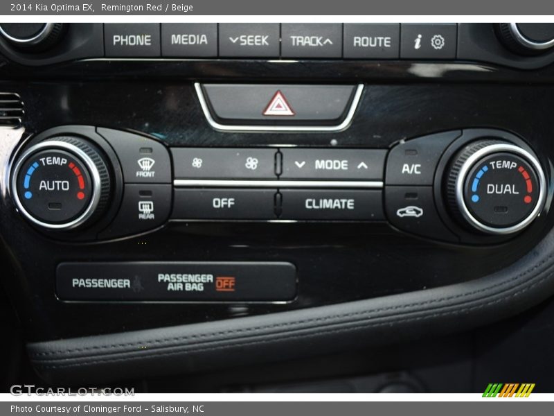 Remington Red / Beige 2014 Kia Optima EX
