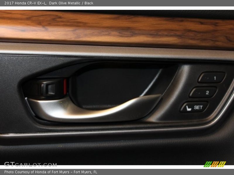 Dark Olive Metallic / Black 2017 Honda CR-V EX-L