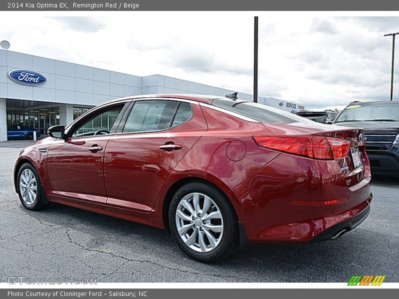 Remington Red / Beige 2014 Kia Optima EX