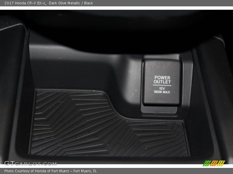 Dark Olive Metallic / Black 2017 Honda CR-V EX-L