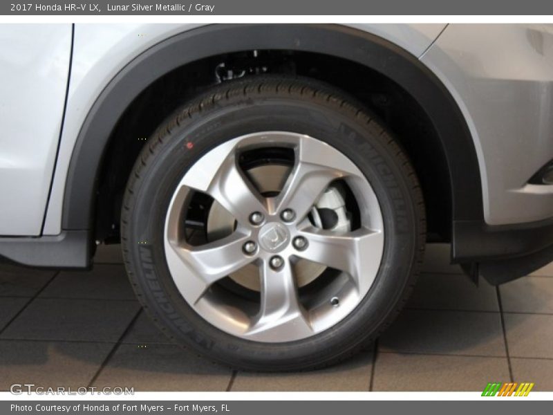 Lunar Silver Metallic / Gray 2017 Honda HR-V LX