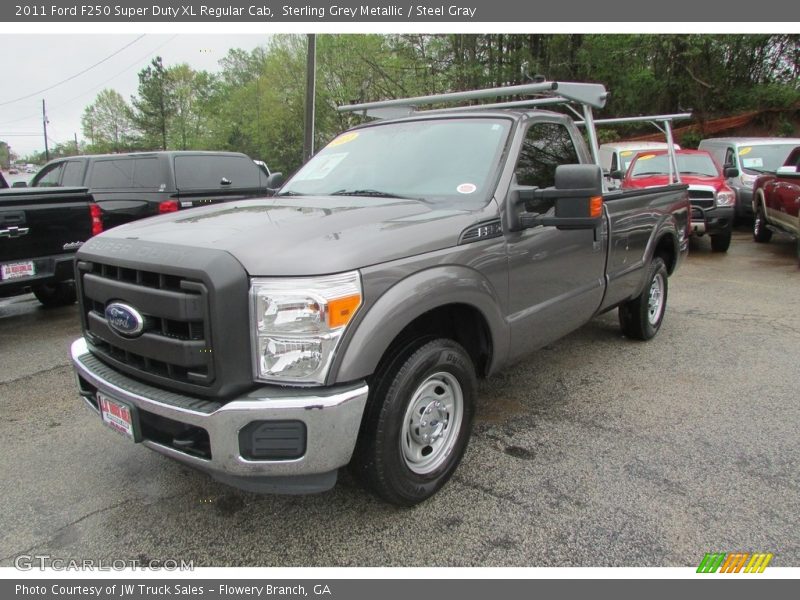 Sterling Grey Metallic / Steel Gray 2011 Ford F250 Super Duty XL Regular Cab
