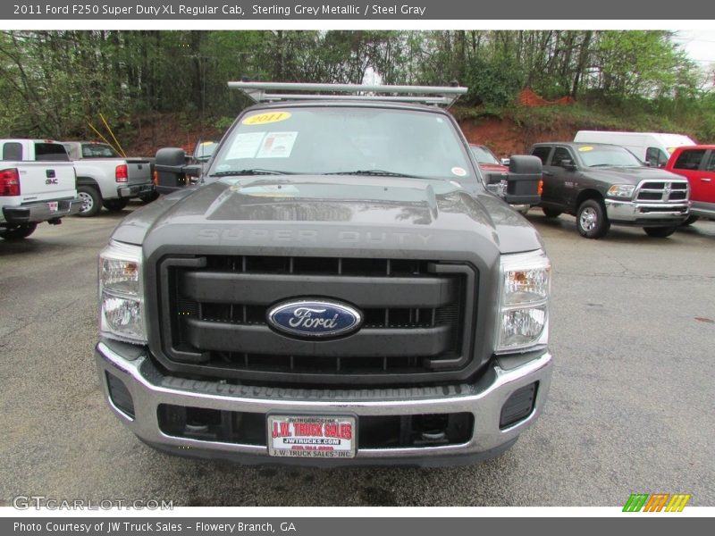 Sterling Grey Metallic / Steel Gray 2011 Ford F250 Super Duty XL Regular Cab
