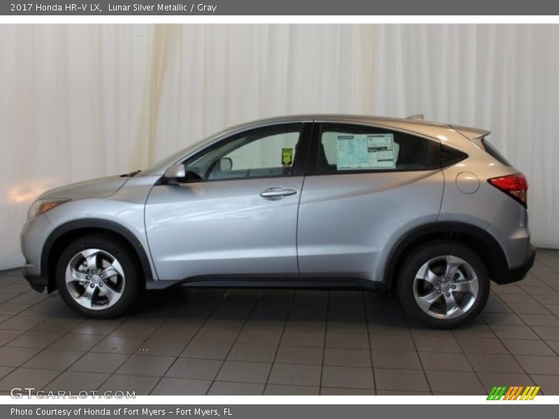 Lunar Silver Metallic / Gray 2017 Honda HR-V LX