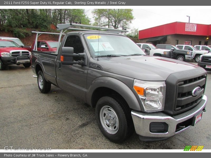 Sterling Grey Metallic / Steel Gray 2011 Ford F250 Super Duty XL Regular Cab