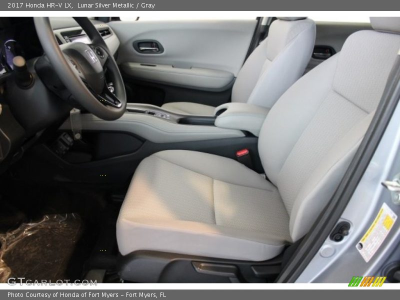 Lunar Silver Metallic / Gray 2017 Honda HR-V LX
