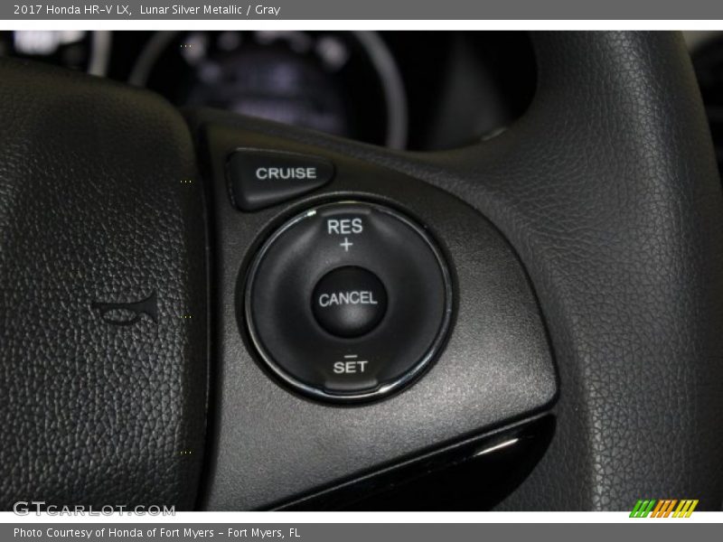 Lunar Silver Metallic / Gray 2017 Honda HR-V LX