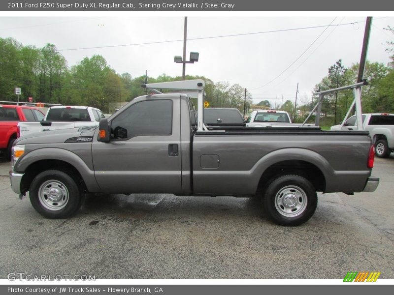 Sterling Grey Metallic / Steel Gray 2011 Ford F250 Super Duty XL Regular Cab