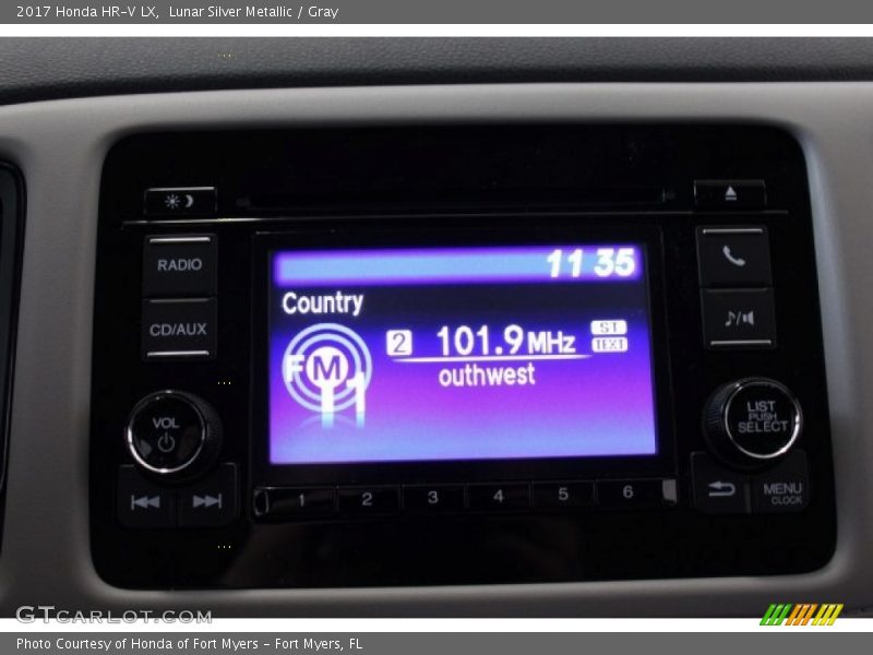 Lunar Silver Metallic / Gray 2017 Honda HR-V LX