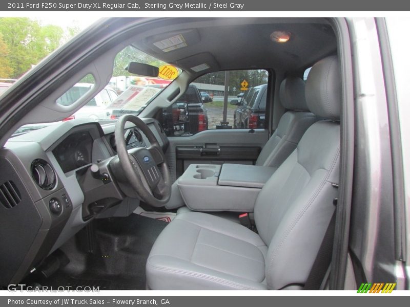 Sterling Grey Metallic / Steel Gray 2011 Ford F250 Super Duty XL Regular Cab