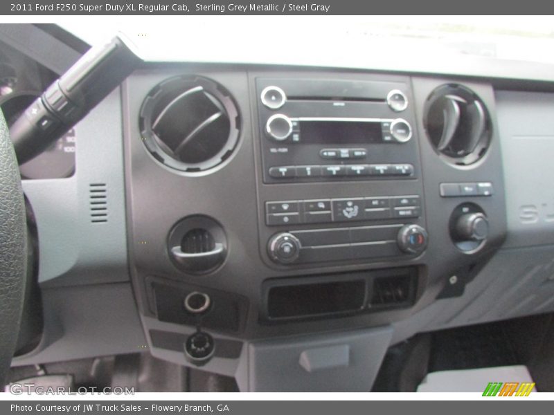 Sterling Grey Metallic / Steel Gray 2011 Ford F250 Super Duty XL Regular Cab
