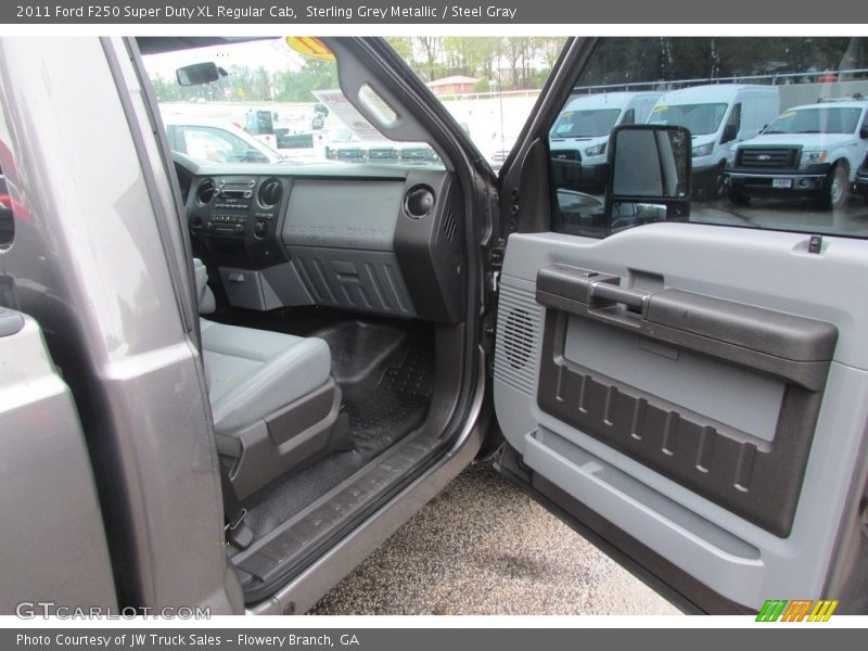 Sterling Grey Metallic / Steel Gray 2011 Ford F250 Super Duty XL Regular Cab