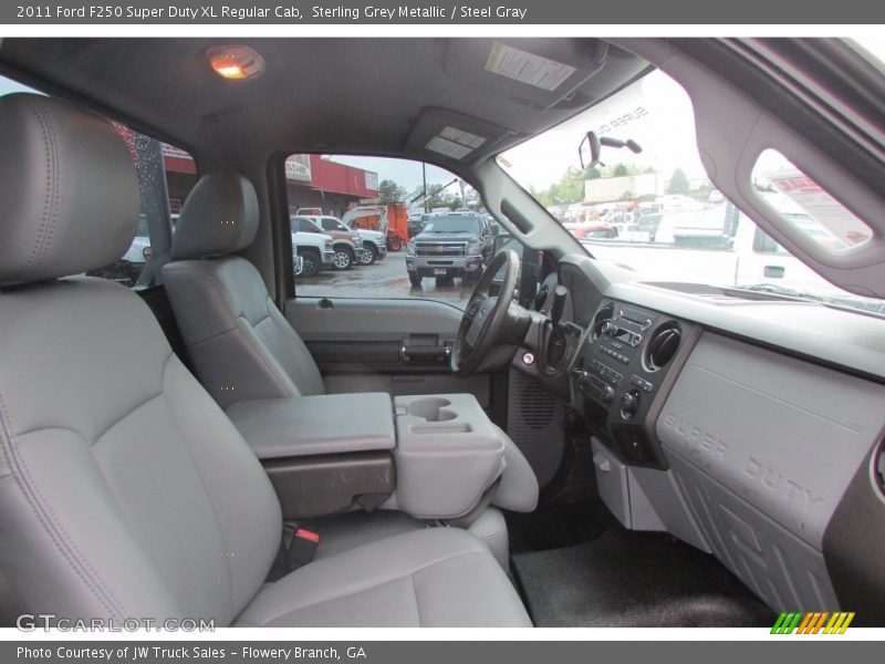Sterling Grey Metallic / Steel Gray 2011 Ford F250 Super Duty XL Regular Cab
