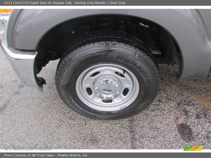 Sterling Grey Metallic / Steel Gray 2011 Ford F250 Super Duty XL Regular Cab