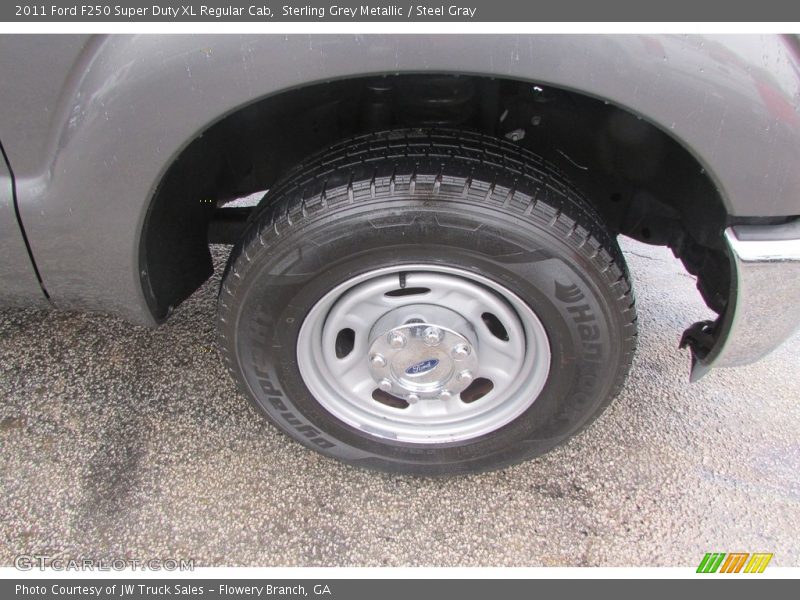 Sterling Grey Metallic / Steel Gray 2011 Ford F250 Super Duty XL Regular Cab
