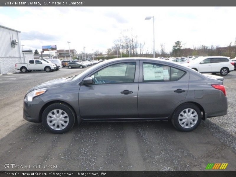 Gun Metallic / Charcoal 2017 Nissan Versa S