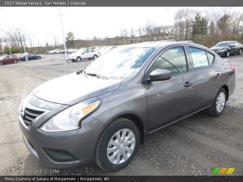 Gun Metallic / Charcoal 2017 Nissan Versa S