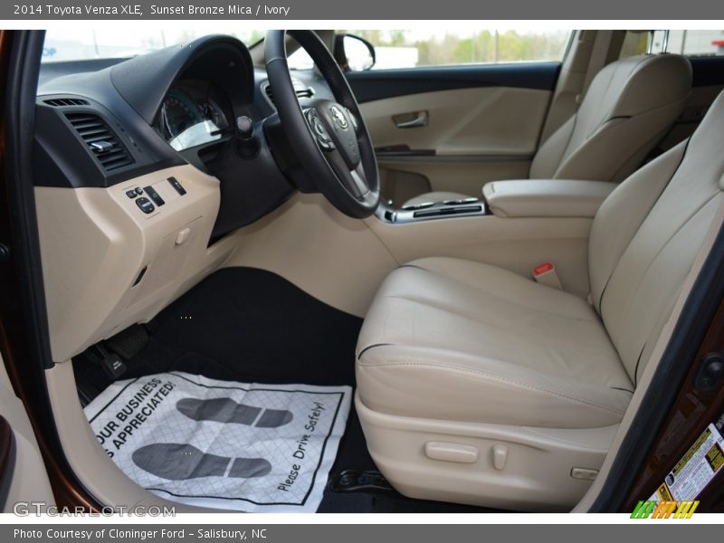Sunset Bronze Mica / Ivory 2014 Toyota Venza XLE
