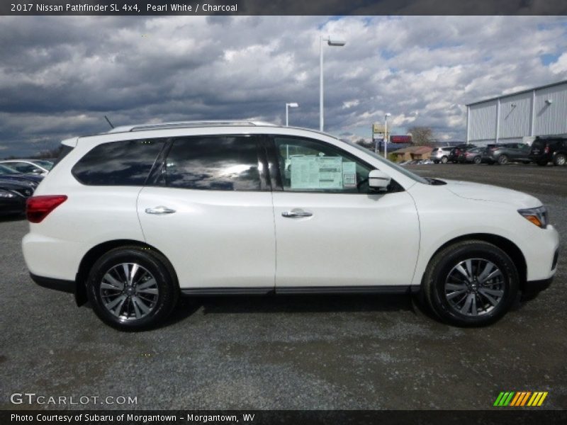 Pearl White / Charcoal 2017 Nissan Pathfinder SL 4x4