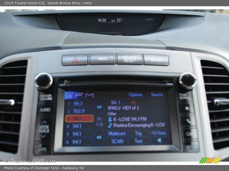 Sunset Bronze Mica / Ivory 2014 Toyota Venza XLE