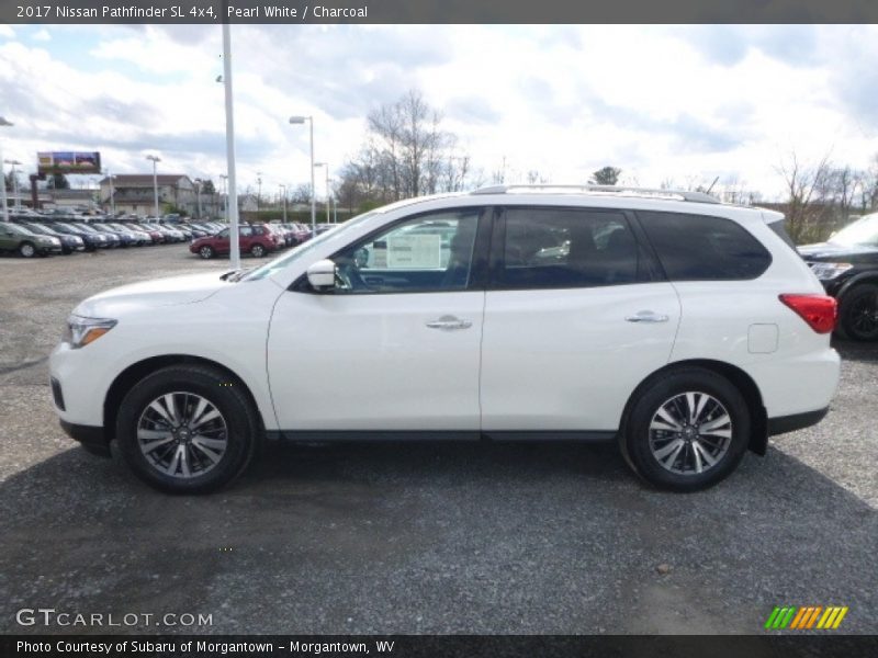 Pearl White / Charcoal 2017 Nissan Pathfinder SL 4x4