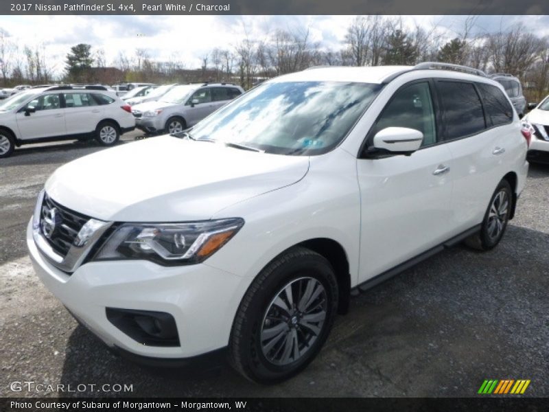 Pearl White / Charcoal 2017 Nissan Pathfinder SL 4x4