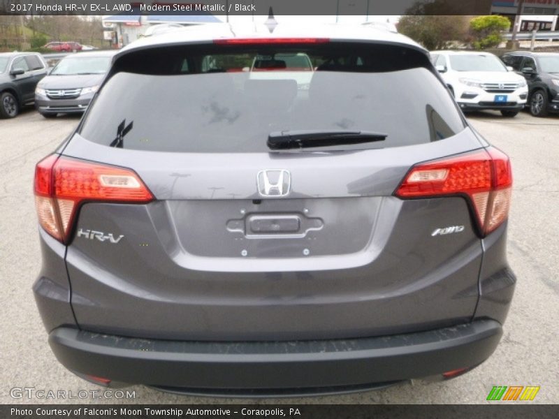 Modern Steel Metallic / Black 2017 Honda HR-V EX-L AWD