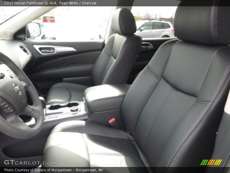 Pearl White / Charcoal 2017 Nissan Pathfinder SL 4x4