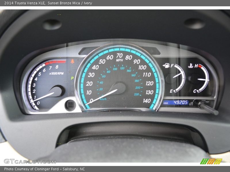  2014 Venza XLE XLE Gauges