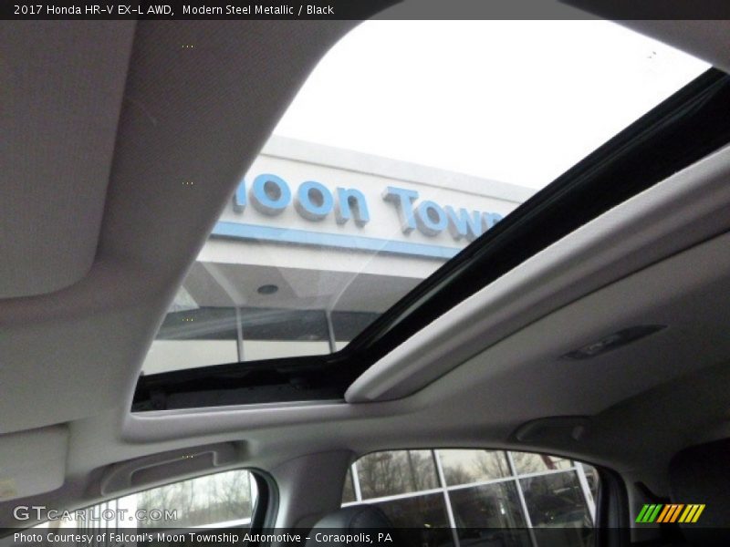 Modern Steel Metallic / Black 2017 Honda HR-V EX-L AWD