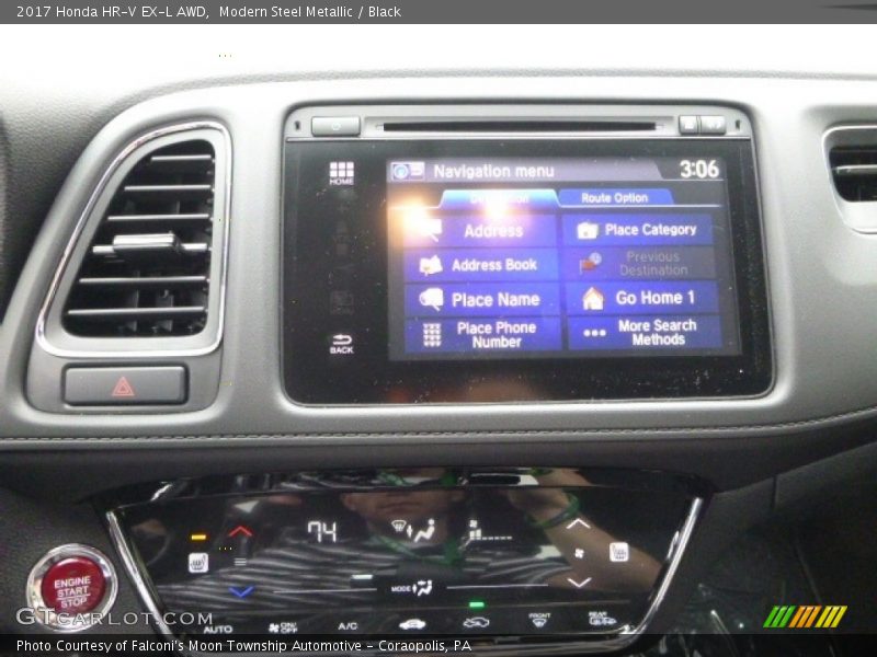 Modern Steel Metallic / Black 2017 Honda HR-V EX-L AWD