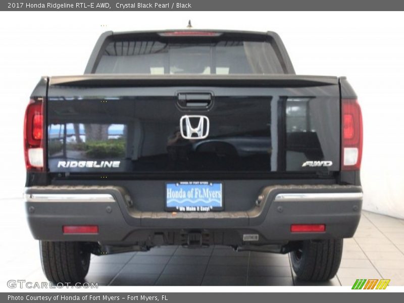 Crystal Black Pearl / Black 2017 Honda Ridgeline RTL-E AWD
