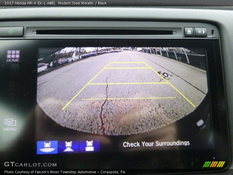 Modern Steel Metallic / Black 2017 Honda HR-V EX-L AWD