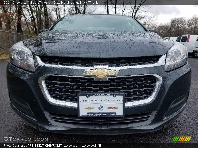 Ashen Gray Metallic / Jet Black/Titanium 2014 Chevrolet Malibu LT