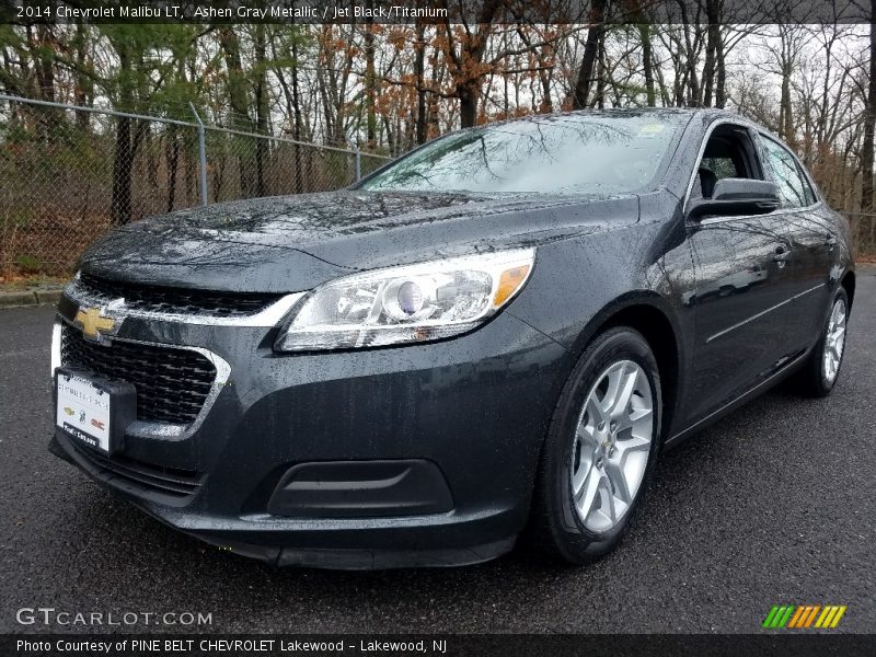Ashen Gray Metallic / Jet Black/Titanium 2014 Chevrolet Malibu LT