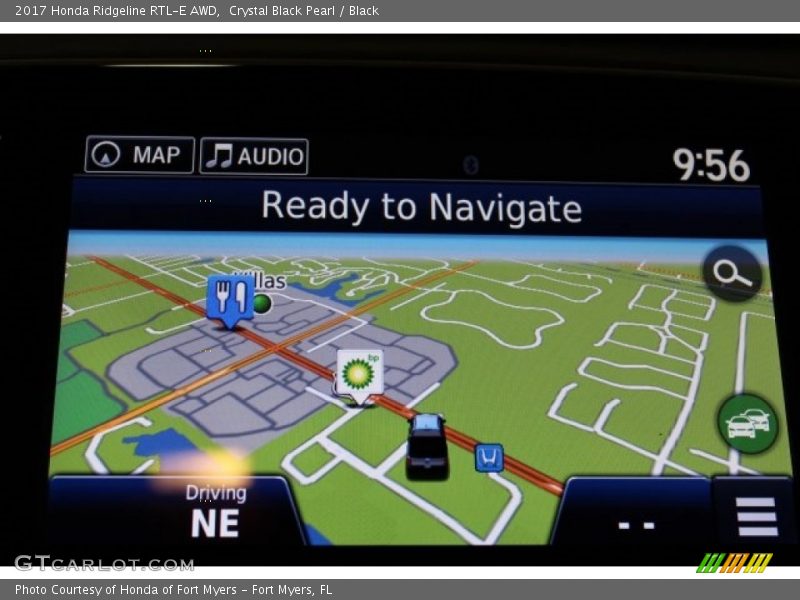 Crystal Black Pearl / Black 2017 Honda Ridgeline RTL-E AWD