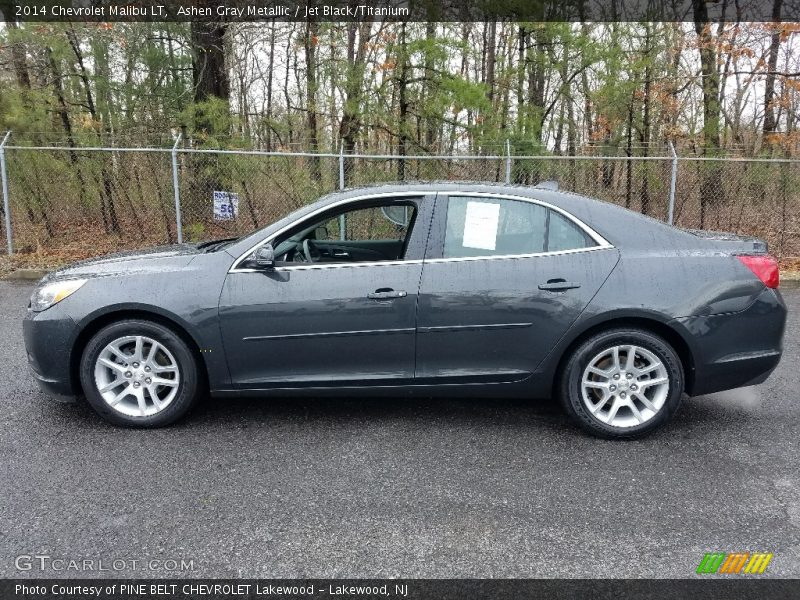 Ashen Gray Metallic / Jet Black/Titanium 2014 Chevrolet Malibu LT